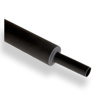 Heat Shrinkable Tubing OD:1.50 mm (1.00 m), BLACK