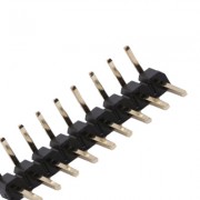 Image of PIN Header 2.54 mm, 1x40P, PCB type, male angled 90° (9.30x7.25 mm)